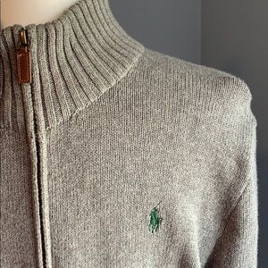 NWT Polo Ralph Lauren 1/4 Zipper Pullover Sweater